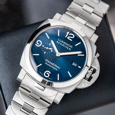 panerai luminor specchio blu|Panerai Luminor marina specchio.